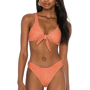 BEACH RIOT Grace Bikini Set in Chili